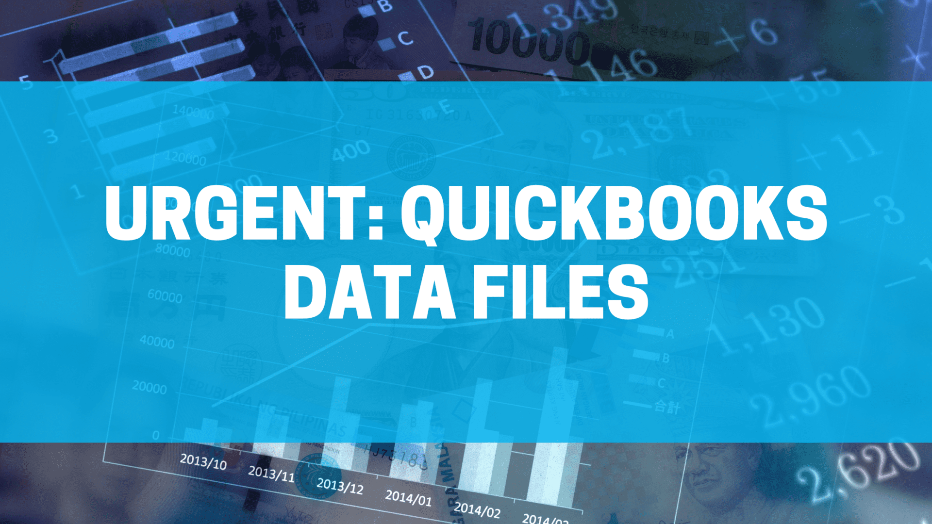 Urgent quickbooks data files